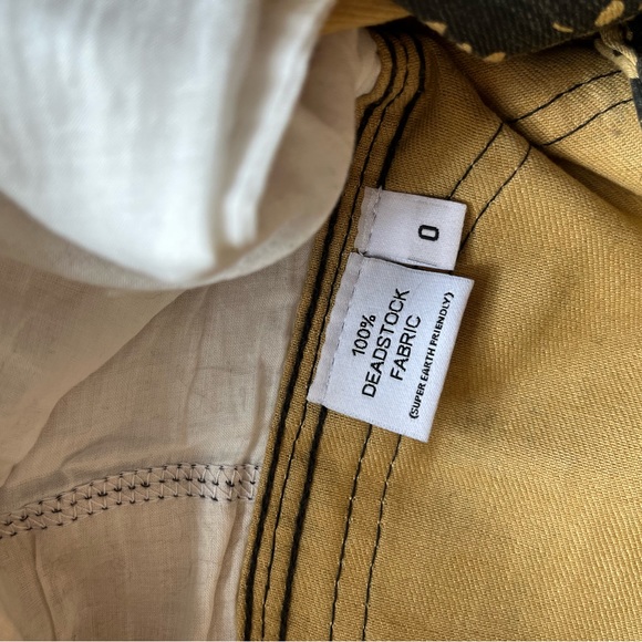 June painter pant in deadstock patchwork fabric - Picture 4 of 5